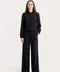 Long-Sleeve Cropped Jacket with Frog Buttons