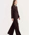 Apple Collar Structured-Shoulder Blazer