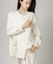 Asymmetric 3D floral jacket