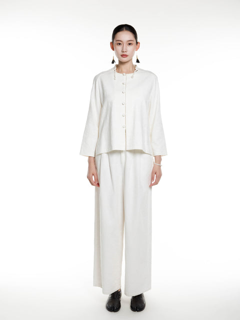 Cotton Linen Tang Blouse