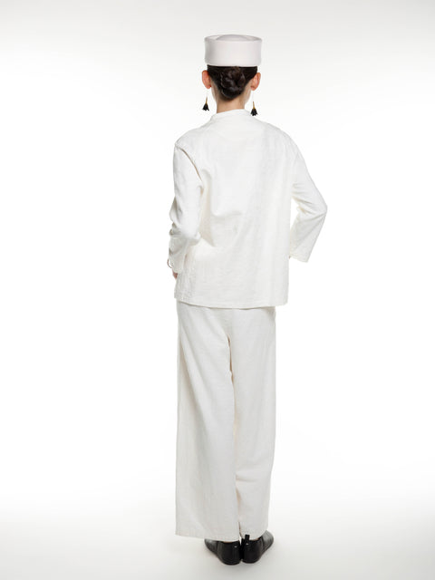 Cotton Linen Tang Blouse