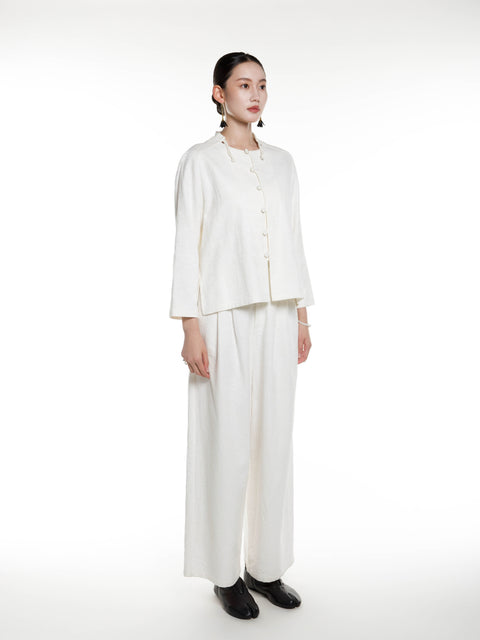 Cotton Linen Tang Blouse