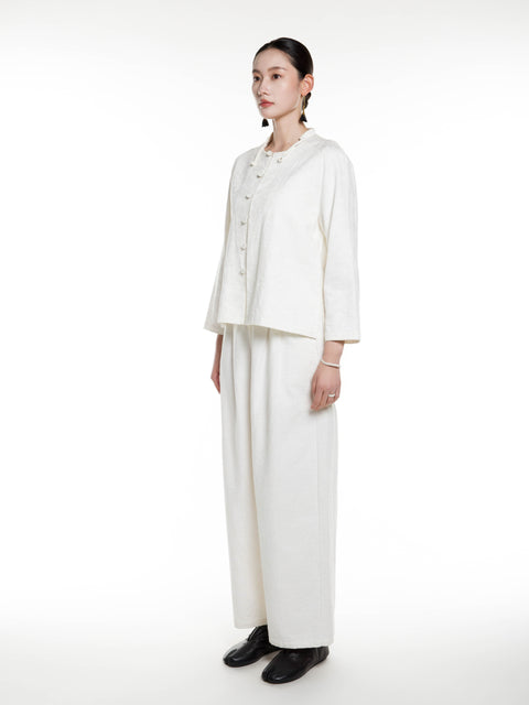 Cotton Linen Tang Blouse