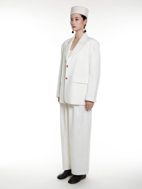 Cotton Linen Blazer