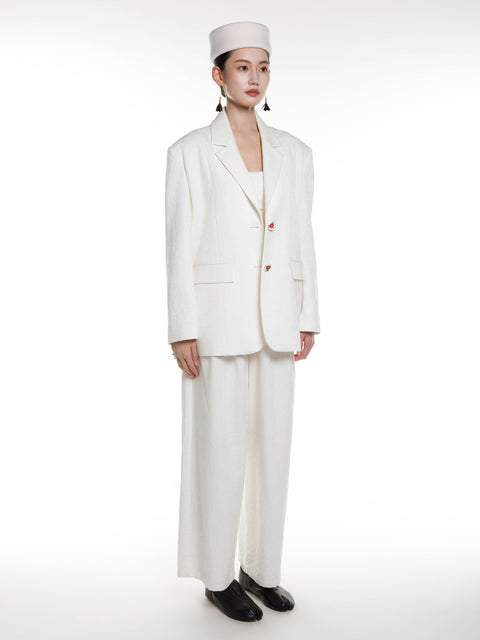 Cotton Linen Blazer