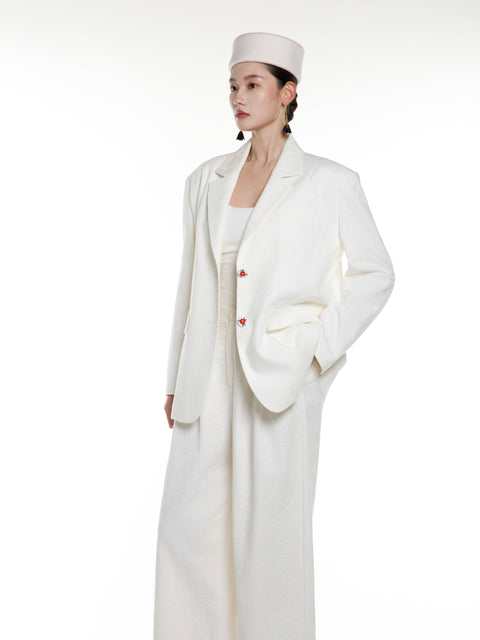 Cotton Linen Blazer