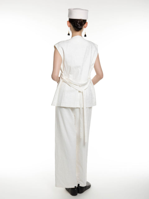 Cotton Linen Vest