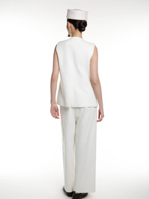 Cotton Linen Vest