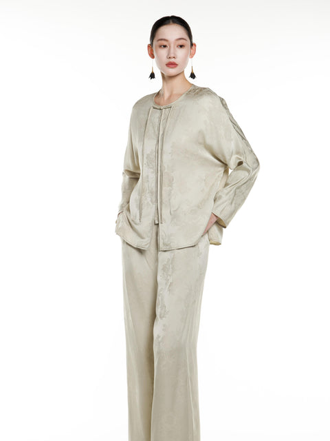 Viscose Jacquard Blouse