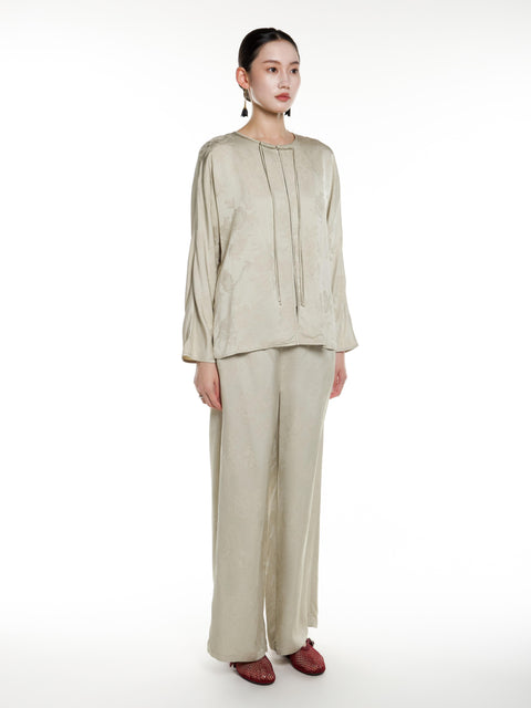 Viscose Jacquard Blouse