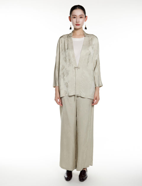 Viscose Jacquard Cardigan