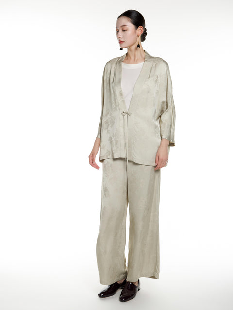 Viscose Jacquard Cardigan