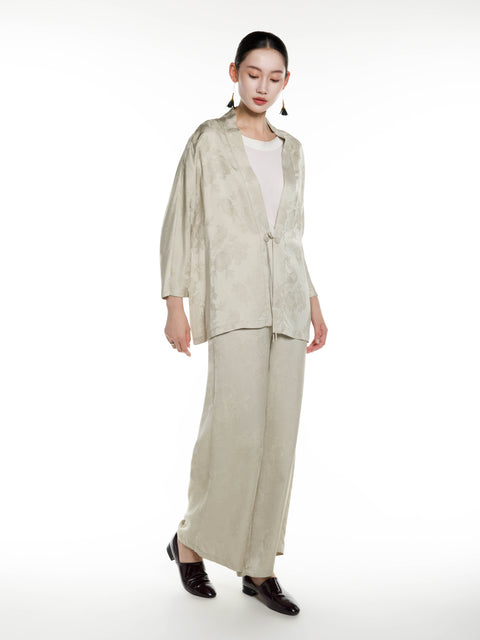 Viscose Jacquard Cardigan