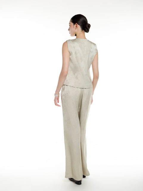 Viscose Jacquard Vest