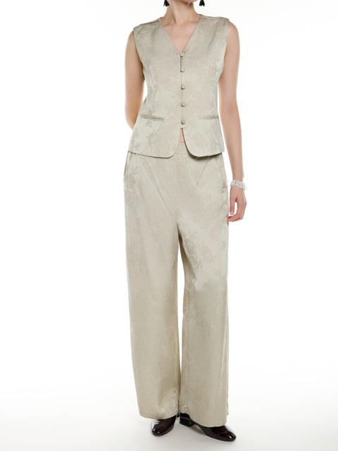 Viscose Jacquard Vest