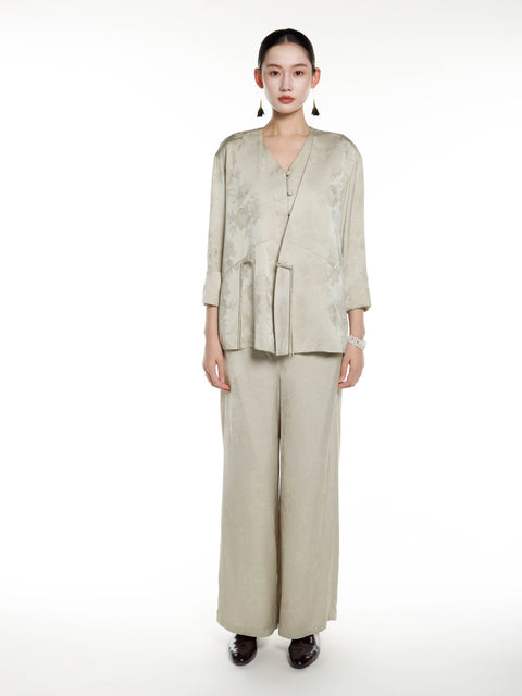 Viscose Jacquard Blazer