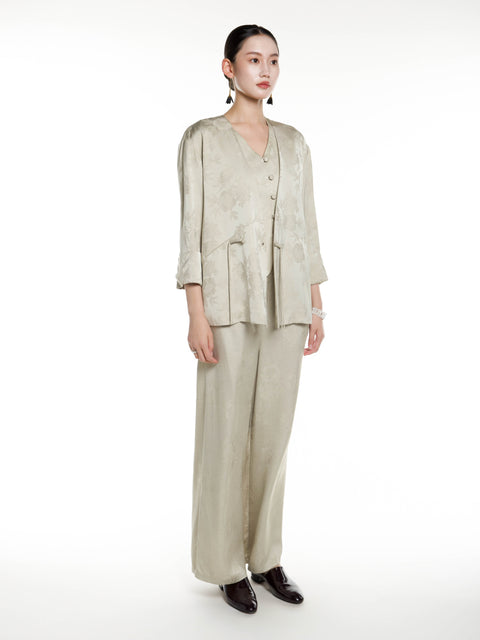 Viscose Jacquard Blazer