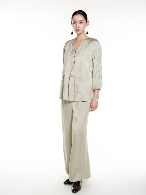Viscose Jacquard Blazer