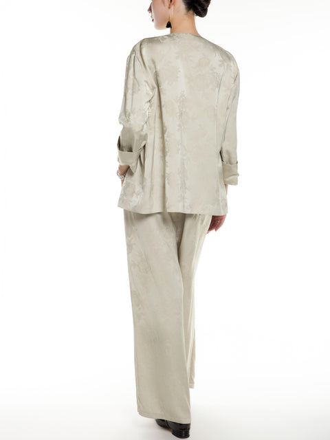 Viscose Jacquard Blazer