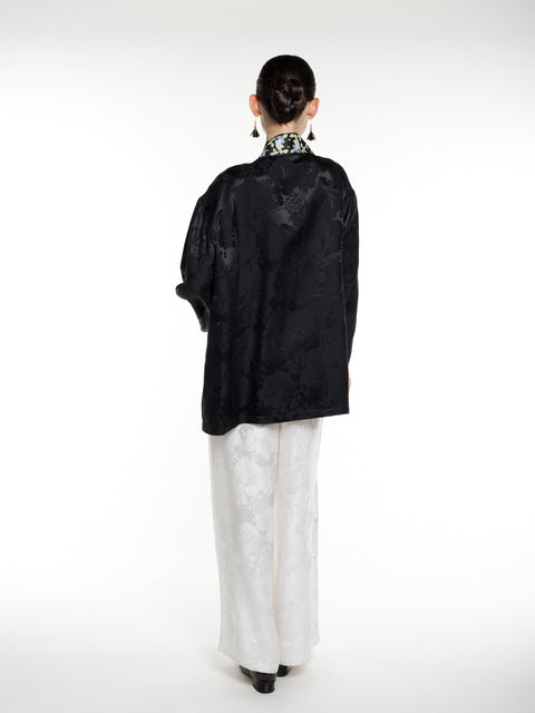 Silk Jacquard Embroidery Jacket