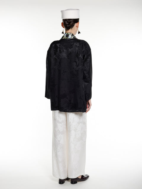 Silk Jacquard Embroidery Jacket