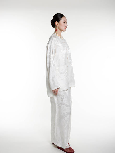 Silk Jacquard Jacket