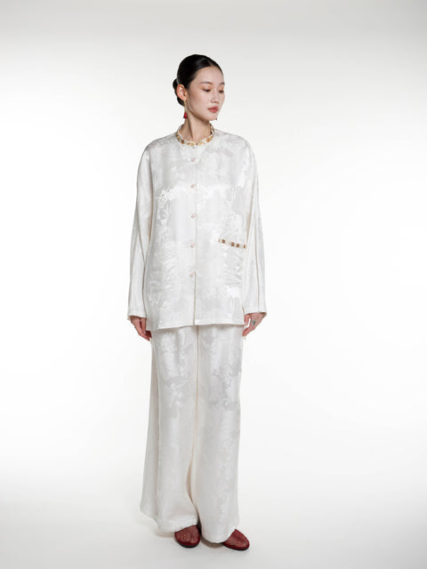 Silk Jacquard Jacket