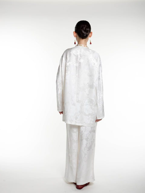 Silk Jacquard Jacket