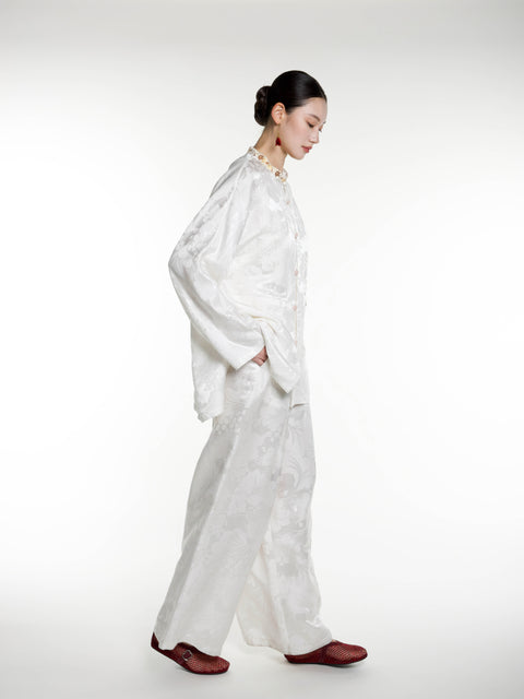 Silk Jacquard Jacket