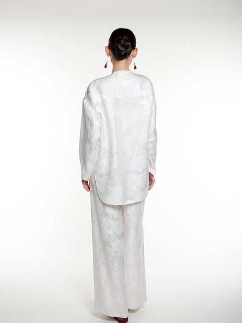 Silk Jacquard Top