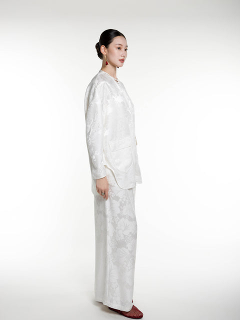 Silk Jacquard Top