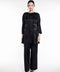 Silk Jacquard Long Sleeves Top