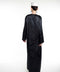 Silk Jacquard R-neck Abaya