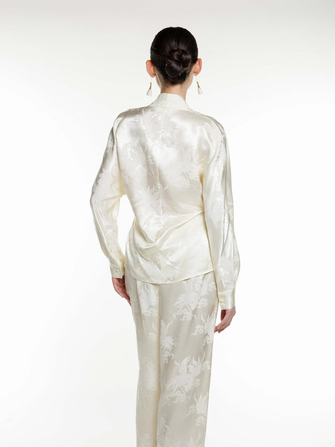 Silk Jacquard Pajamas