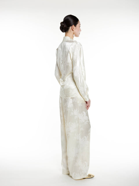 Silk Jacquard Pajamas
