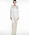 Silk Jacquard Long Blouse
