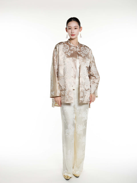 Embroidery Midi Jacket