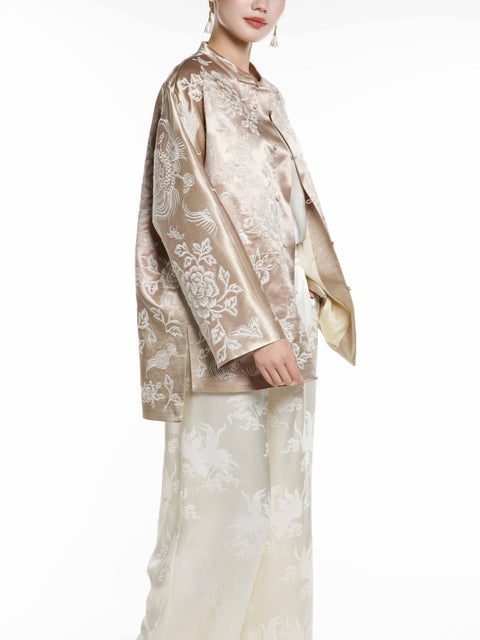 Embroidery Midi Jacket