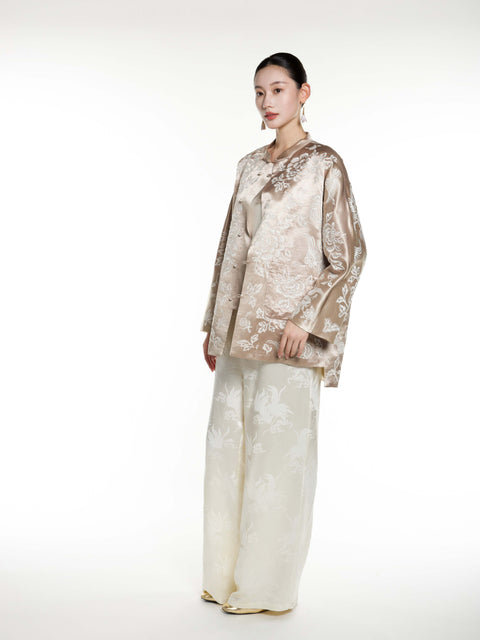 Embroidery Midi Jacket