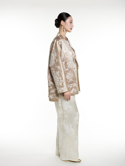 Embroidery Midi Jacket