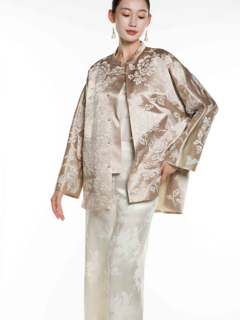 Embroidery Midi Jacket