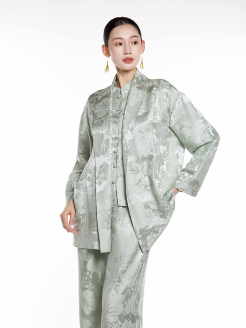 Silk Jacquard Outwear