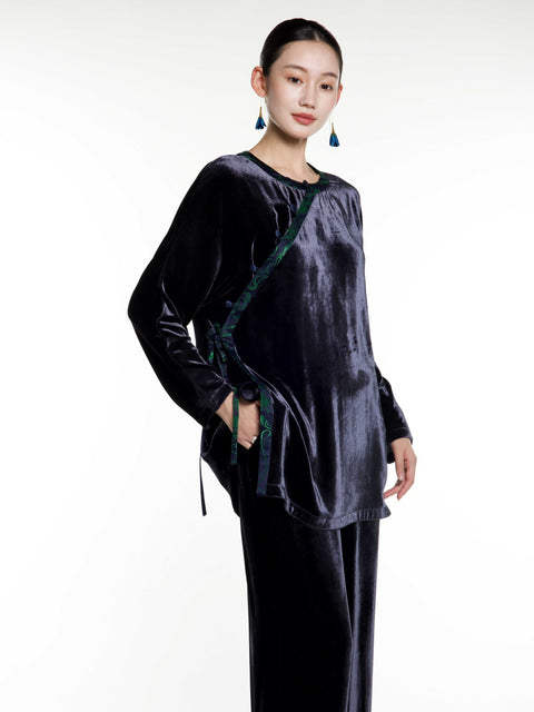 Silk Velvet Top