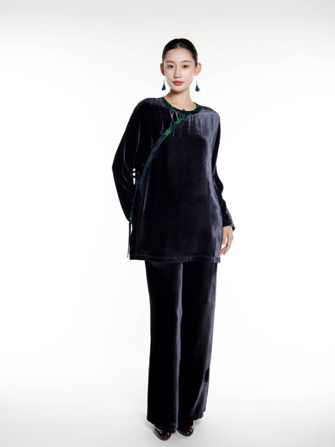 Silk Velvet Top