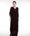 Silk Rose Burnout Maxi Caften