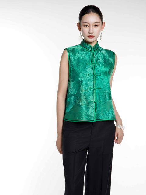 Hand Made Embroidery Vest