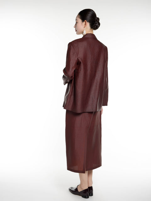 Heritage Silk Short Blazer