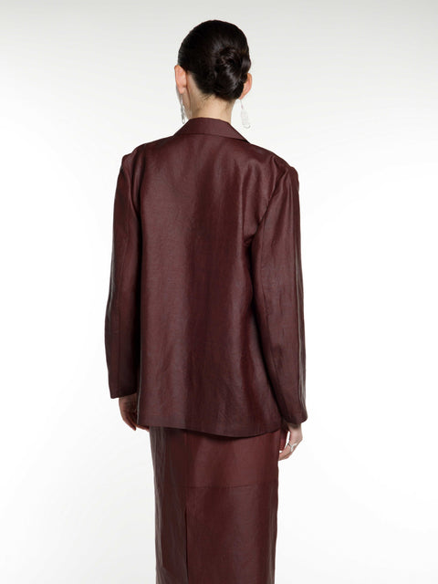Heritage Silk Short Blazer