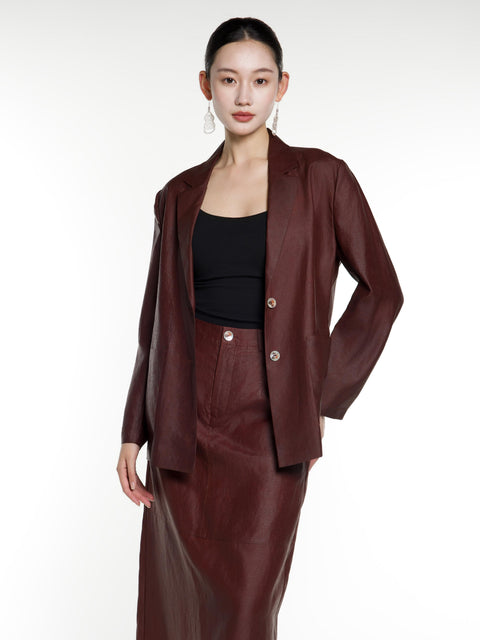 Heritage Silk Short Blazer