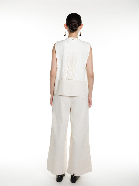 Cotton Linen Tang Vest